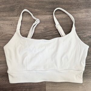Vitality White sports bra